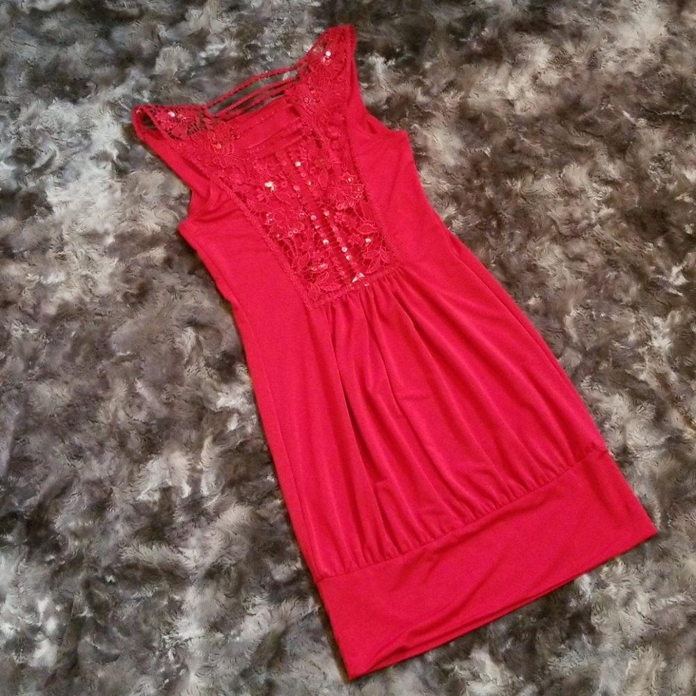 Red dress